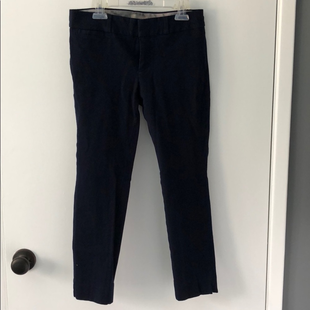 Navy blue sloan banana republic pants